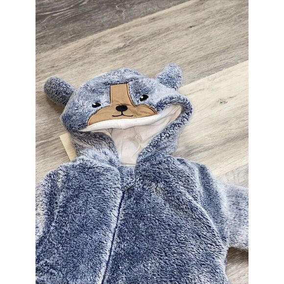 Koala Baby Infant 1-Piece Fleece Snowsuit Size 6-9 Months Grey Halloween - Picture 2 of 5
